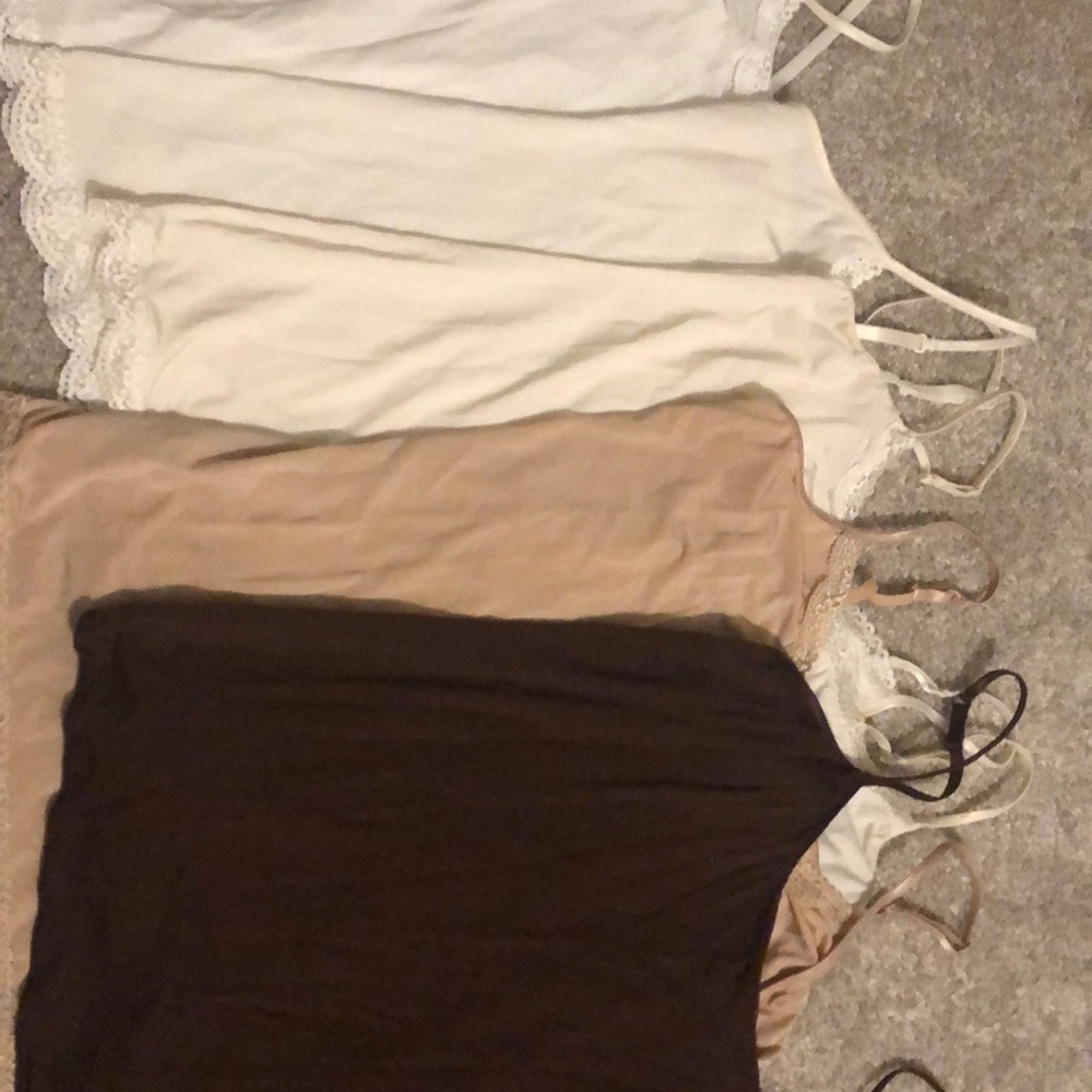 Bundle of 5 Jockey camisoles